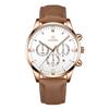 Reloj de pulsera para hombre, cinturón de negocios, concepto de personalidad, reloj de cuarzo para hombre moderno, reloj calendario de tres ojos falsos, hombre, una generación de cabello