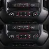 Adecuado para 14-18 Gmc 1500 Panel de Control de Salida de Aire Interior de Coche Modificado Pegatina Decorativa de Cuero Gamuza