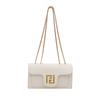 Bolso de axila estilo francés para mujer 2025 Primavera Nuevo Cadena retro Bolso cuadrado pequeño Moda moderna Un solo hombro Bandolera