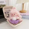 Conjunto de ropa para muñeca Labubu de barbería vintage, compatible con la 1ª, 2ª y 3ª generación de Labubu, incluye falda plisada de repuesto