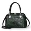 2025 Nuevo Patrón de Piel de Serpiente Elegante Bolso de Mano Elegante Bolso de Mujer para Exportación Gran Capacidad Bolso de Hombro Único de Gama Alta Cruzado