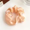 Anillo de Pelo de Perla Colorida Elegante Francés Cuerda para Cola de Caballo de Alta Elasticidad Cuerda para el Cabello de Bola de Pelo Duradera Adorno para la Cabeza