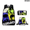 3D Nuevo Producto Prisión Azul Blue Lock Mochila Escolar Bolso de Hombro Estuche para Lápices Mochila Estampado