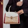 Bolsa Roja de Boda para Mujer 2025 Nueva Moda Elegante Bolsa de Madre Bolso Bandolera Señora de Mediana Edad Suegra