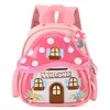Mochila Pequeña de Dibujos Animados de Hongo con Carcasa Dura 3D Transfronteriza al por Mayor para Niños, Linda Mochila para Bebé para Edades 3-6 Jardín de Infancia