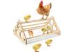 Soporte para pollos, columpio, loro, soporte de escritorio, barra