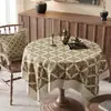Mantel vintage estilo francés, impermeable y resistente al aceite, no necesita lavado, modelo nuevo 2025, lujo ligero con un toque de alta gama, mantel y protector para mesa de café