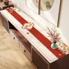 Nuevo tapete para mesa de mueble de TV estilo chino 2025 nueva mantelería impermeable, se puede cortar para adaptar a zapatero y encimera de aparador