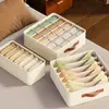 Caja de almacenamiento de ropa interior de cáñamo Tianshan, cajón compartimentado para almacenamiento de ropa interior de dormitorio multifuncional, caja para ropa interior de armario para el hogar