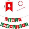 Decorações de Natal bandeira de letras de Natal bandeira de desenho animado layout de loja de bandeiras decoração