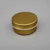 50g caramelo de hilo redondo alimento maquillaje sub-paquete crema de shikonin muestra almacenamiento DIY belleza oscura caja de aluminio botella