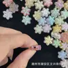 Copos de Nieve Mini Iridiscentes UV de 15 mm Hechos a Mano Accesorios para Joyería DIY al por Mayor en Stock para Suministro de Transmisiones en Vivo