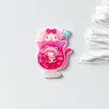 Copo de Acrílico Sanrio Glitter Fino Crianças Menina Desenho Animado Aplique Ímã de Geladeira DIY Chaveiro Pingente Acessórios
