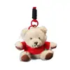 Sudadera Linda Oso Colgante Peluche Oso de Peluche Muñeca Llavero Colgante para Bolsa Muñeca Llavero Logo Personalizado