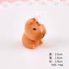 Nuevos adornos pequeños de escritorio de resina adorable capibara capibara diy marea jugar accesorios bolsa ciega material pegamento crema