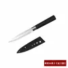 Cuchillo de cocina pequeño estilo japonés cuchillo de cocina pequeño multiusos para el hogar tamaño pequeño cuchillo para cortar verduras carne pescado sushi cuchillo de cocina