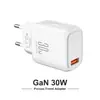 Cargador USB Individual de Dedo Gordo Carga Rápida QC3.0 Cargador de Teléfono Móvil Adaptador de Corriente 5V3A Estándares Europeo, Americano y Británico