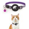 Funda de Cuero para Airtag Collar para Mascotas para Gatos y Perros para Prevenir la Pérdida y Rastrear la Ubicación para Perros Airtag