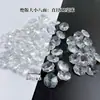 Contas Octogonais de Cristal Contas Soltas Acessórios de Iluminação 14mm Polidas à Máquina Transparentes Coloridas DIY Cortina de Porta Cortina de Contas Decoração de Casamento