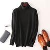 Suéter de Lana Nueva para Otoño e Invierno para Hombre Cuello Alto Grueso Suéter Jersey para Hombre Talla Grande Cálido Tejido Base Suéter de Cachemira