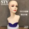 Cabeza de maniquí para pelucas cabeza de modelo para mujer sombrero bufanda joyería soporte de exhibición para centro comercial cabeza de maniquí cabeza de modelo accesorios de cabeza