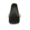 Peluca Europea y Americana cabello largo liso una pieza cinco pinzas clip pelo seda alta temperatura transpirable pieza de pelo peluca comercio exterior transfronterizo mujeres