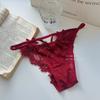 Romántico Francés ~ Verano Sexy Estilo Deseo Puro Ropa Interior de Encaje Calzoncillos de Malla Huecos Finos Transpirables para Mujer
