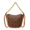 Elegante Bolso de Mujer Nuevo 2025 Moda Europea y Americana Estampado Bolso Cubo Moda Alto Sentido de Gama Bolso de Hombro Cruzado