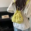 Mochila feminina com toque vintage, estilo outono nicho, versátil para o dia a dia, novo design simples e estiloso, bolsa elegante de ombro único 2026