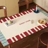 Mantel individual de mesa de comedor lujoso y de alta gama, impermeable, a prueba de aceite, resistente al calor, lavable, mantel para mesa de centro, resistente a altas temperaturas, nuevo modelo 2025