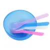 Salão de Beleza DIY Ferramenta Caseira para Ajuste de Filme Tigela de Plástico Vareta Pincel Conjunto de 2 Peças Tigela Grande para Ajuste de Filme Tigela Macia para Spa