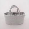 Cesta de Almacenamiento de Cuerda de Algodón Bolsa para Pañales Cesta de Cuerda de Algodón Divisor Divisor Multicolor Ovalada Personalizada Venta al por Mayor