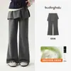 Pudding Haru Roupa de Outono Meninas Roupas Infantis Calça Estilosa 2026 Novidades de Outono Infantil Respirável Doce Saia-Short