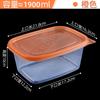 Caja de Plástico Desechable 1000 Caja de Conservación Colorida Caja para Fruta Bolsa de Pesca 750 Caja Rectangular para Comida