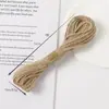 Corda de Cânhamo Natural Multiespecificação Materiais para Artesanato DIY Atacado Corda de Cânhamo Natural Colorida para Paredes de Fotos e Cordas de Etiquetas