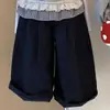 Ropa Infantil para Niñas, Traje de Otoño Muy Bonito de Manga Larga, Niña a la Moda, Moda Gato Kitty Estampado Parte Superior Falsa de Dos Piezas