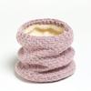 Bufanda de invierno para hombres y mujeres, color liso, combina con todo, forro polar, cálida, tejida, combinación de lana para cuello de abrigo, cuello alto