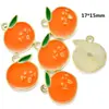 Accesorios de Aleación para Joyería DIY, Colgantes de Frutas y Verduras con Goteo de Aceite, Colgantes para Collar, Accesorios para Aretes W207