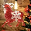 2027 Zodíaco de Ano Novo Ovelha Pingente Acrílico Plano Natal Ano Novo Ovelhinha Enfeite Decoração de Árvore de Natal Chave