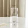 Vaso Ornamentos Sala de Estar Arranjo de Flores Vidro Transparente Flores Hidropônicas Rosa Mesa Simples Pequeno Vaso