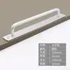 Manija de puerta y ventana corrediza de madera con manija no perforada de aleación de aluminio izquierda, montada abierta, para balcón, venta al por mayor