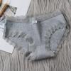 2203 Fabricante Ropa Interior de Mujer Estilo Japonés Encaje en la Entrepierna Sexy Transpirable Cintura Media Calzones para Niñas