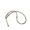 Collar de Cuentas de Cristal de Piedra Natural Colorido Dopamina de Verano Diseño Nicho Versátil Cadena para el Cuello Cadena para la Clavícula