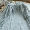 Tela de Encaje de Malla Blanca Cortina Tela para Fondo de Foto de Boda Mantel Tela para Vestido Ropa