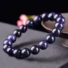 Pulseira de Arenito Azul Céu Estrelado Natural para Homens e Mulheres, Joia Presente em Caixa de Cristal para Casal, Pulseira Presente, Presente do Festival Qixi
