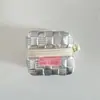 Nueva Bolsa para Auriculares de Tienda Pequeña de PU Brillante Impermeable Cubierta Protectora para Auriculares Bluetooth Billetera Portátil para Monedas Bolsa de Cosméticos para Salir