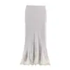 Roupa feminina estilo europeu e americano ins transfronteiriça top e saia sexy de renda plissada 8741806 8741807