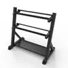 Venta Directa de Fábrica Popular Transfronteriza Mini Rack Doble para Mancuernas Rack para Colocar en Casa Gimnasio de Dos Pisos Vertical Fijo