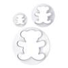 Suprimentos Criativos de Panificação Caseira DIY, Conjunto de Ferramentas Plásticas Realistas para Decoração de Bolo Dropshipping, Forma de Bolo de Urso