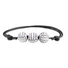 Fútbol Baloncesto Rugby Softbol Cuerda de Mano Trenzada Pulsera de Cuentas Set Suministro Exclusivo Transfronterizo Venta Caliente en Amazon
